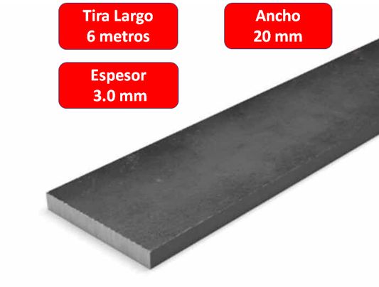Pletina de Fierro en 3.0 m/m
