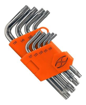 Juego llaves Torx larga 9Pza