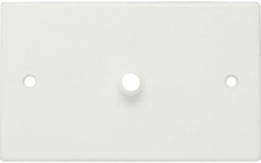 Placa ciega plástica con perforación