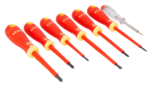Juego de atornilladores Aislados 1000V 7Pza (Bahco)