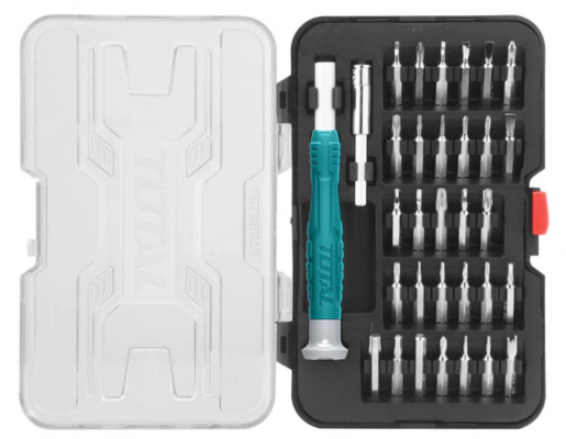 Juego de atornillador precisión 32Pza (Total)
