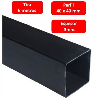 Perfil Fierro Cuadrado en 3.0 m/m