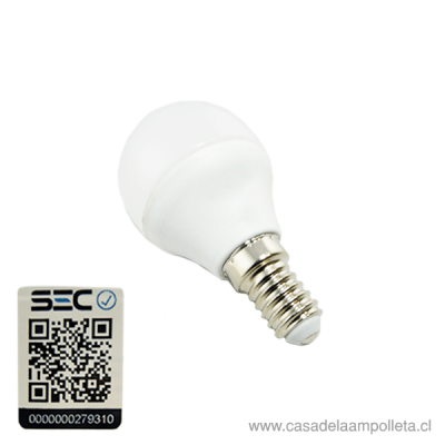 Ampolleta LED Bola (mini) 6W
