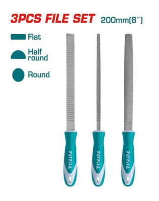 Juego de escofinas Total 3 Pza