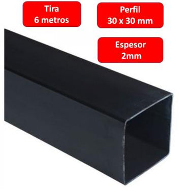 Perfil Fierro Cuadrado en 2.0 m/m