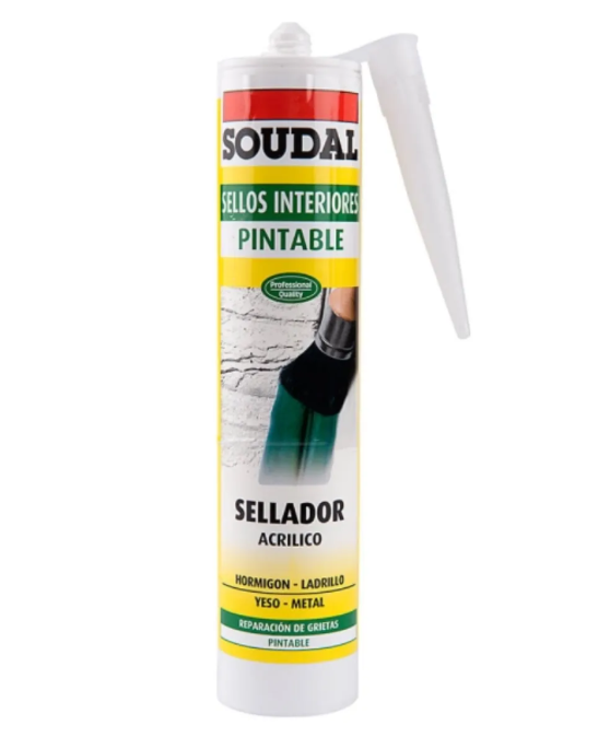Silicona Soudal Pintable