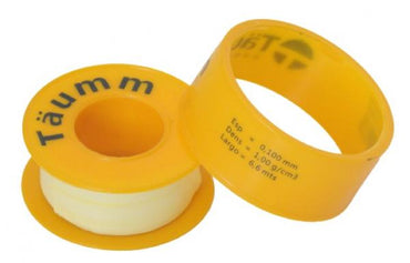 Teflon para gas rollo 6.6 metros (amarillo)