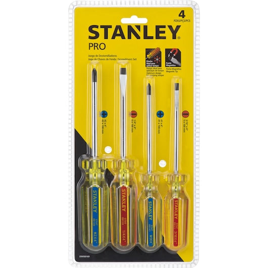 Juego de atornilladores 4Pza (Stanley PRO)