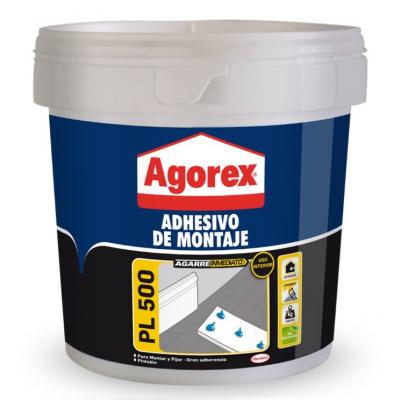 Pegamento agorex montaje PL-500 galon
