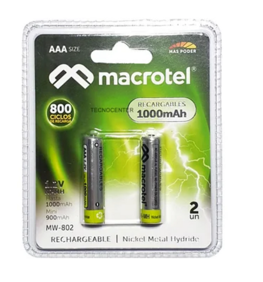 Hogar y Oficina bateria pila Macrotel