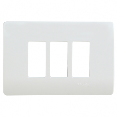 Placa modulo 3 espacios