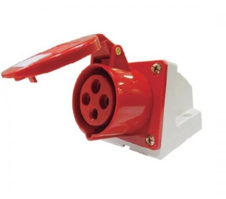 Enchufe Industrial sobrepuesto hembra 4 fases