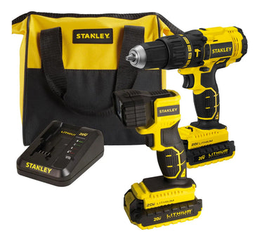 Taladro Inalambrico Percutor 20V Stanley