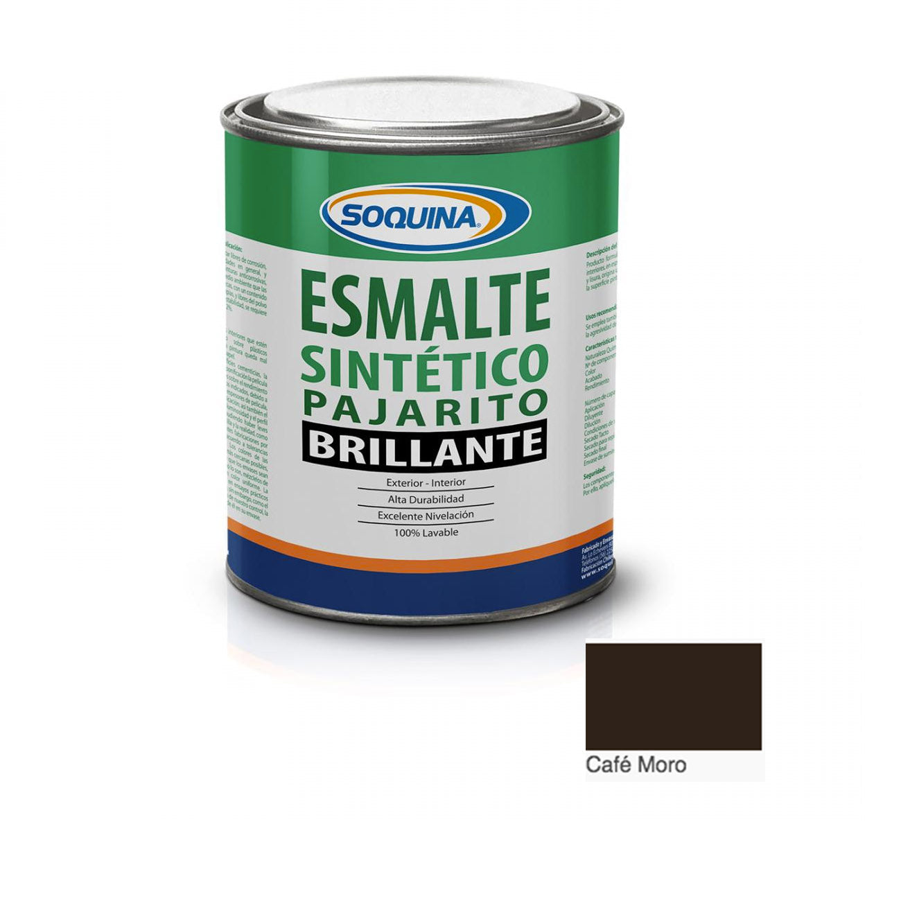 Esmalte Sintetico brillante de 1/4 de galon