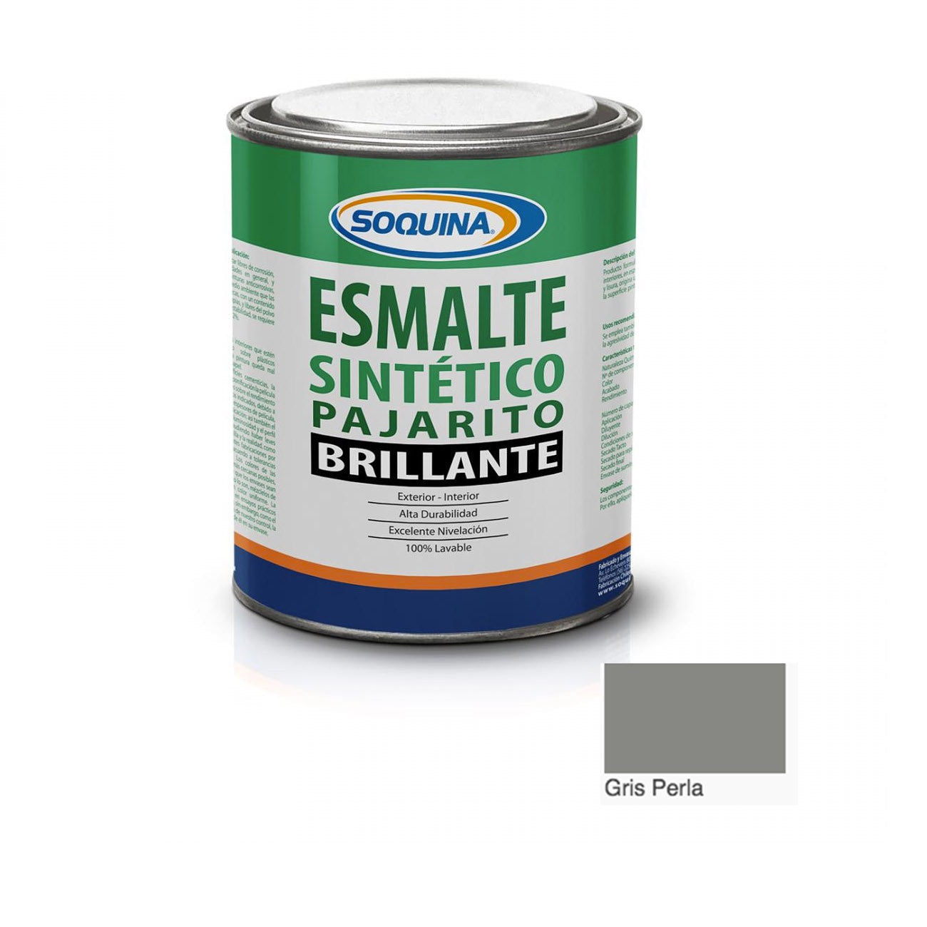 Esmalte Sintetico brillante de 1/4 de galon