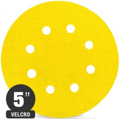 Disco Lija 5" de 8 perforaciones