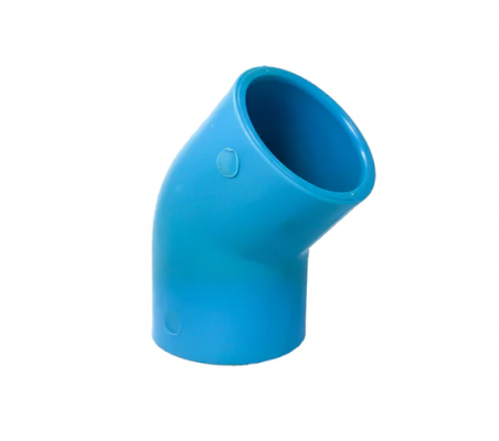 Codo pvc hidraulico 45°