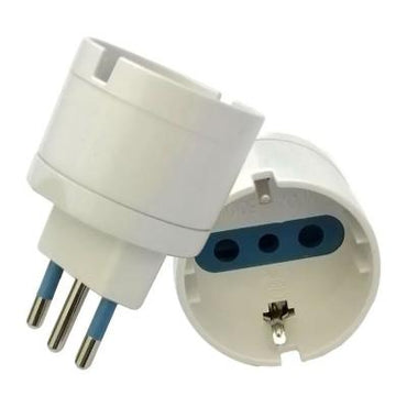 Adaptador enchufe Schuko 10A