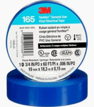 Cinta Aisladora 3M Temflex 165 18m