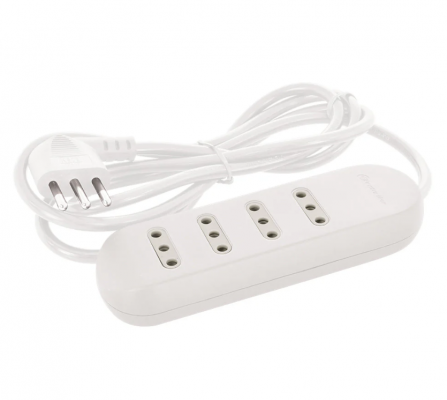 Alargador múltiple 3m (blanco)