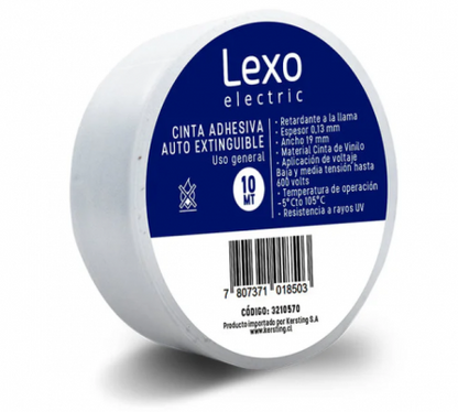 Cinta Aisladora Lexo 10m